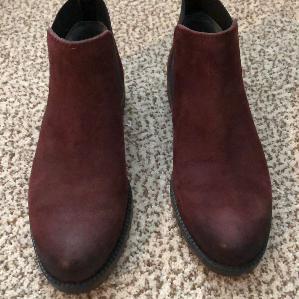 Franco Sarto Suede Booties